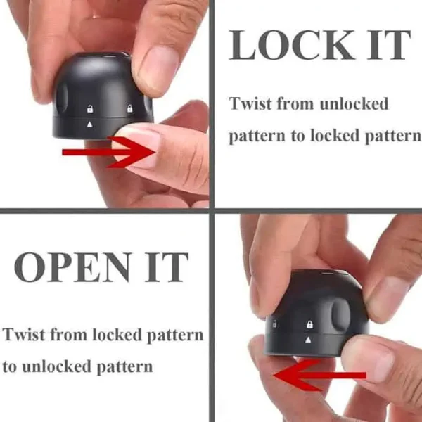 CapLock, próżniowy korek do butelek (1 do wina + 1 do szampana)