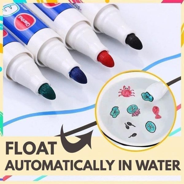 FloatPens, magiczne markery, za pomocą których rysujesz urocze obrazki unoszące się na wodzie