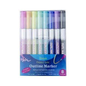 MagicMarkers, 8-elementowy zestaw markerów tworzących magiczne kontury