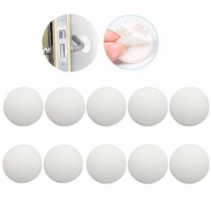 BumperStop, silikonowy samoprzylepny ochraniacz ścian (10 szt.)