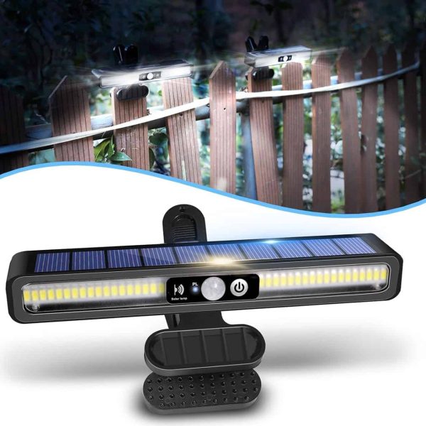 LampClip, zewnętrzna lampa solarna z czujnikiem ruchu