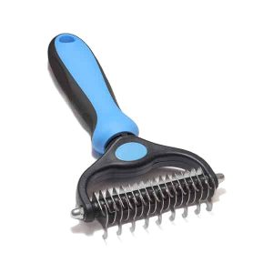 PetTangler, dwustronna szczotka do usuwania włosów i podszerstka