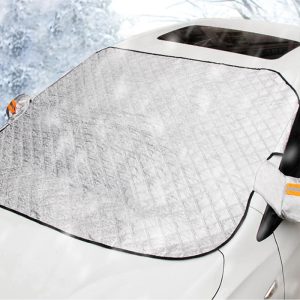 MagneticCarCover, pokrowiec ochronny z magnesami na przednią szybę