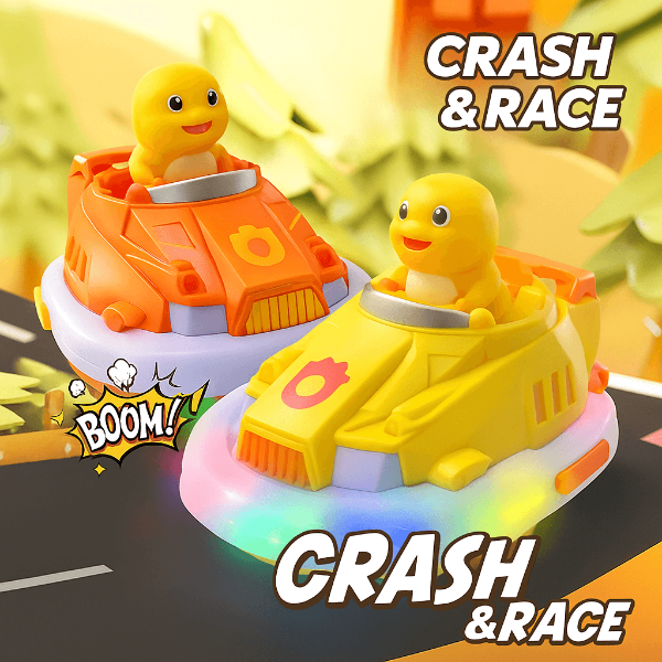 BCREMOT, Zestaw samochodzików wyścigowych CRASH & RACE