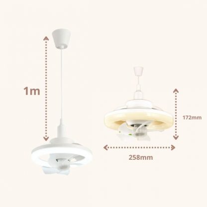 FANLIGHT, Wentylator z lampą LED