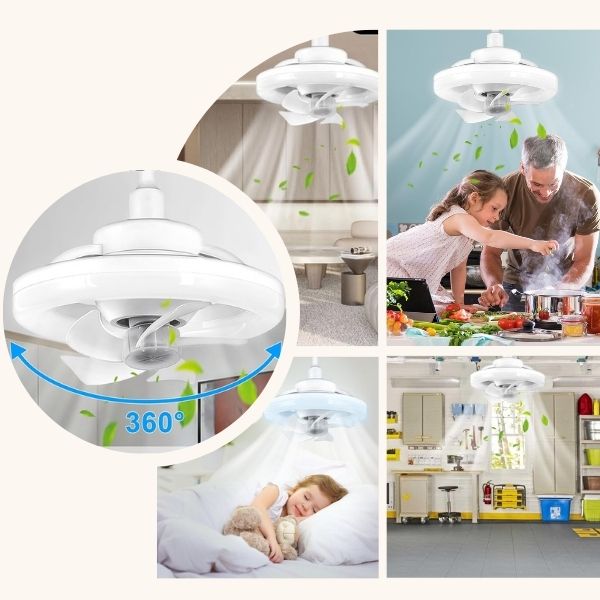 FANLIGHT, Wentylator z lampą LED