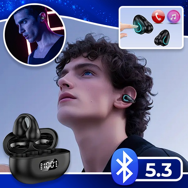 SŁUCHAWKI, Bezprzewodowe sportowe słuchawki EarClip